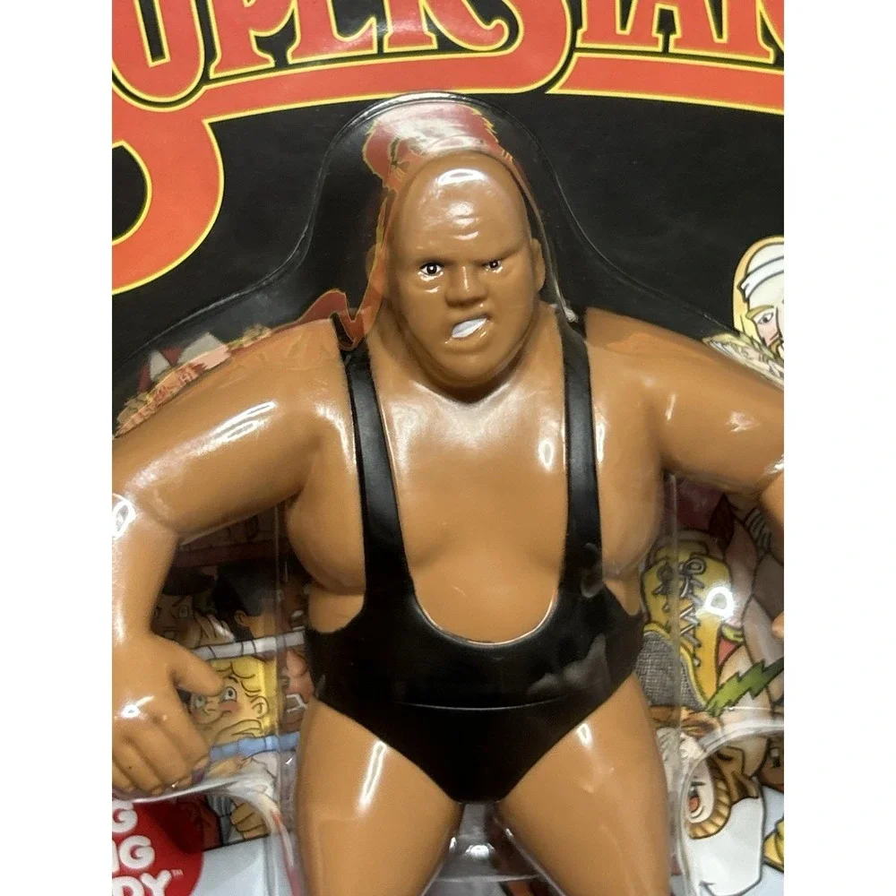Mattel WWE LJN Superstars King Kong Bundy Chase Black Card - WWF
